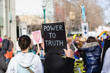 © Amy Covington/Stocksy - Protest sign reading : ''power to truth''