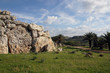 Ancient Megalithic temples in Ggantija, Gozo, Malta - UNESCO listed archeological site