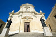 Entrance to Cathedral of the Assumption in the Cittadella of Victoria in Gozo, Malta