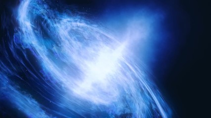 Wall Mural - the motion of the galaxy along its trajectories. 4k closeup footage. space exploration.