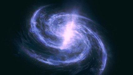 Wall Mural - beautiful starry space. beautiful abstract background of spiral star galaxy. 4k close up footage.