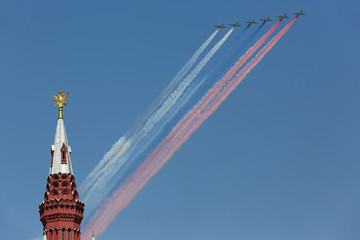 Wall Mural - Military parade in Moscow