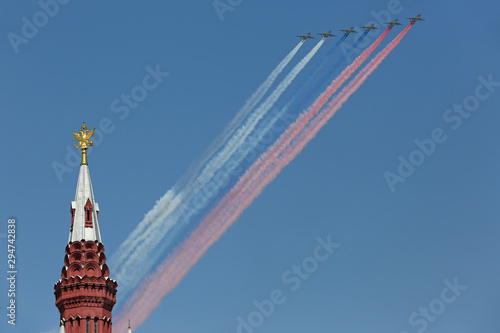 Fotografia Military parade in Moscow