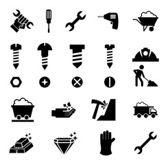 Sticker - Isolated construction icon set vector design