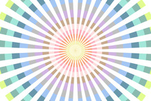 Multi Colored Rays Abstract Background, Can Use For Test The Resolution And Focus Of Cameras And Photo Or Cinema Lens.