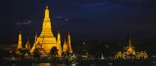 Wat Arun Buddhist Temple In Bangkok, Thailand.