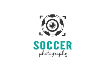 Wall Mural - Sport photography logo template