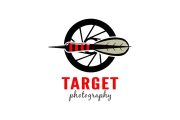 Wall Mural - Sport photography logo template