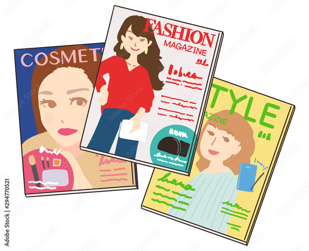 雑誌 ファッション誌 出版 イラスト Wall Mural Wallpaper Murals よぴんこ Yopinco 雑誌 ファッション誌 出版 イラスト Wall Mural Wallpaper Murals よぴんこ Yopinco