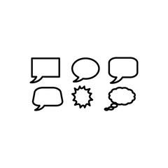 Bubble speech icon