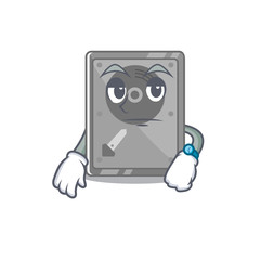 Sticker - Waiting internal hard drive with cartoon shape