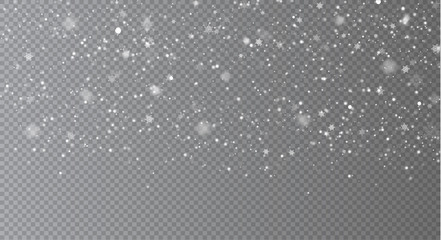 Aufkleber - Falling Snow Overlay Background