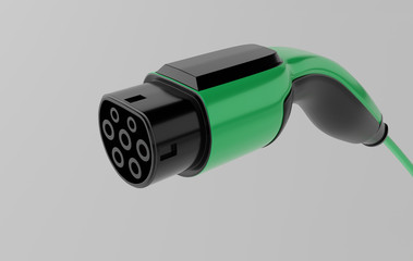 EV Charger IEC 62196, Electric Car charging plug Type 2.