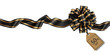© Gizele - Decorative black bow with price tag for black friday sale design. Vector illustration