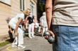 © FOLIO - Seniors playing petanque