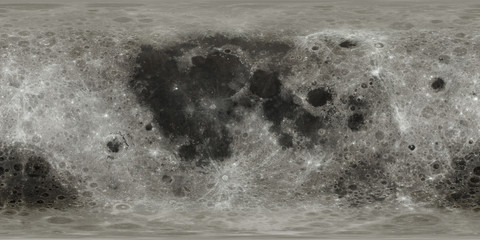 new highly detailed without blurriness moon surface map