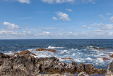 Fototapeta Morze - Paisaje de mar con rocas