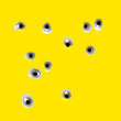 © magann - bullet holes yellow