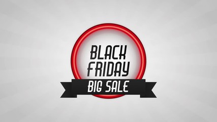 Wall Mural - black friday deals with circular frame