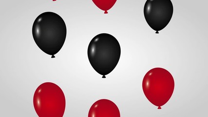 Wall Mural - black friday deals label with balloons helium floating