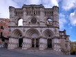 Santa María y San Julián Cathedral of Cuenca, Spain. It is the Spain's first Gothic cathedralin built in the 12th century. 