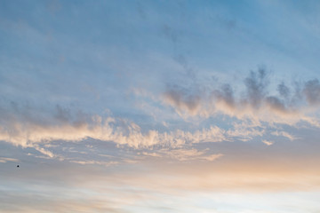 Autumn contrast sky