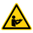 © ยงยุทธ จันทะบุตร - Warning Consult SDS Sheet Symbol Sign,Vector Illustration, Isolated On White Background Label. EPS10