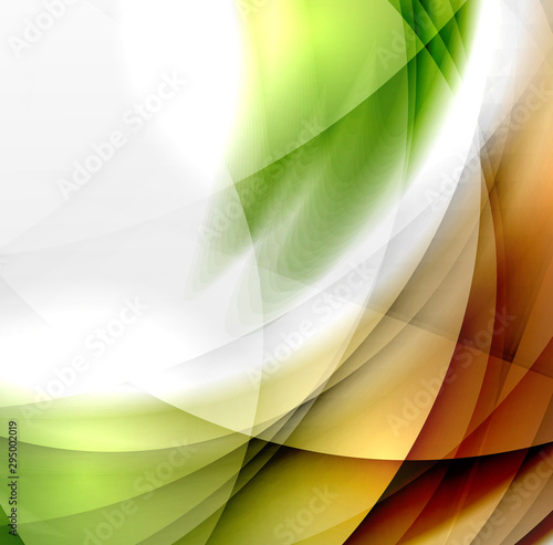 Wave color transparent background design