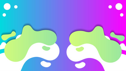 Wall Mural - Dynamic Modern Fluid gradient layout background, for business corporate, brochure, flyer, wallpaper, banner, presentation