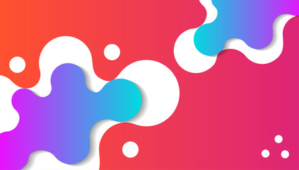 Wall Mural - Dynamic Modern Fluid gradient layout background, for business corporate, brochure, flyer, wallpaper, banner, presentation