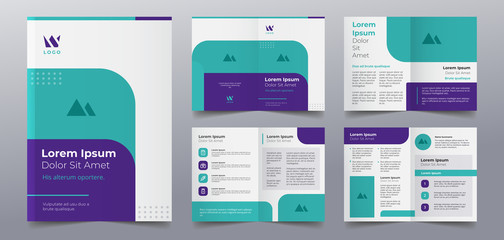 Poster - business brochure pages design templates