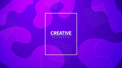 Wall Mural - liquid purple color background design. trendy abstract backdrop. ready futuristic background for use