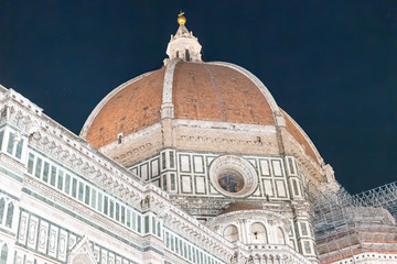 Poster - Florence Duomo at night, Tuscany