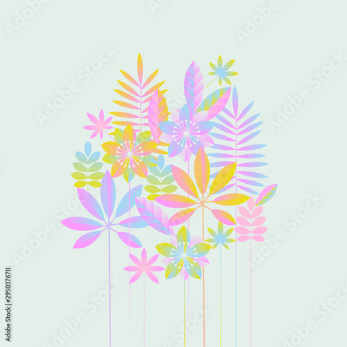 Pastel RGB colors abstract ...