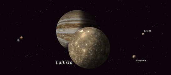 Wall Mural - callisto jupiter satellite