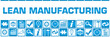 © ileezhun - Lean Manufacturing Blue White Box Grid Business Symbols