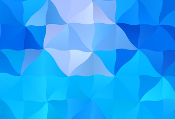 Light BLUE vector gradient triangles pattern.