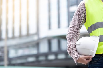 Image of engineer with safety helmet 