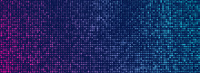 Vector Halftone Retro Background. Pink Blue Halftone Gradient,party Poster Background.
