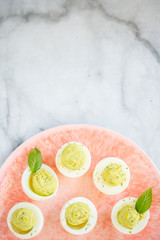 Wall Mural - Avocado Deviled Eggs