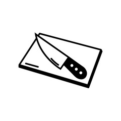 Sticker - black and white tool bbq