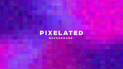 Wall Mural - polygonal abstract background with squares. colorful gradient design. low poly geometric rectangle s