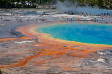 Sticker - Grand Prismatic Spring in Yellowstone National Park (USA)