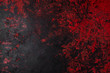 © sutulastock - Painted background texture red and black