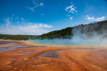 Sticker - Grand Prismatic Spring in Yellowstone National Park (USA)