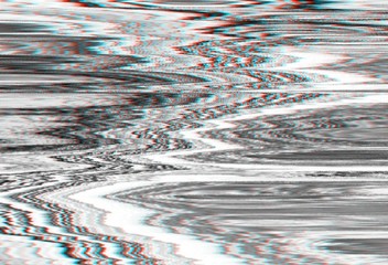 Wall Mural - glitch vhs monochtome noise abstract, interference.glitch vhs monochtome background noise, artifact.