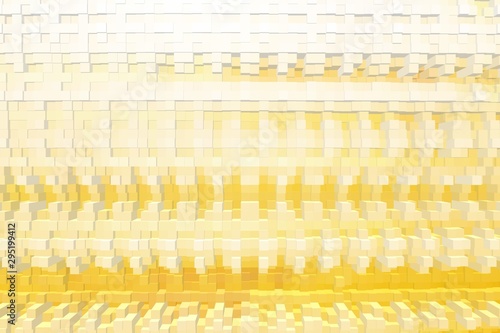 Abstract cube 3d extrude background, illustration art.