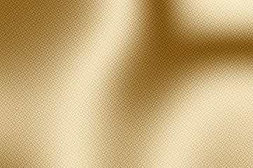 Imprint golden background and gold print on shiny foil, pattern