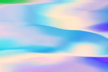 Wall Mural - hologram foil background texture as rainbow, blue design.