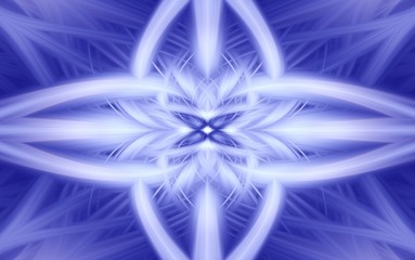 art dark blue illustration background. symmetry.